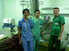 with Hripsime & Hayk in ICU, September 2005